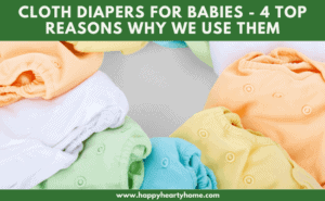 colorful cloth diapers for babies formed in a circle