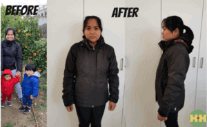 Before And After Photo - Black Jacket