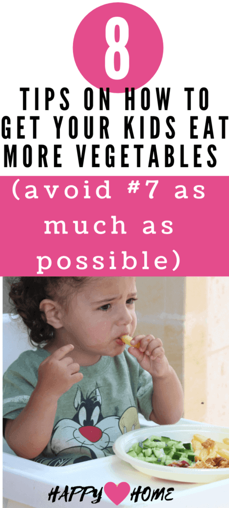 tips on how to get your kids eat more vegetables